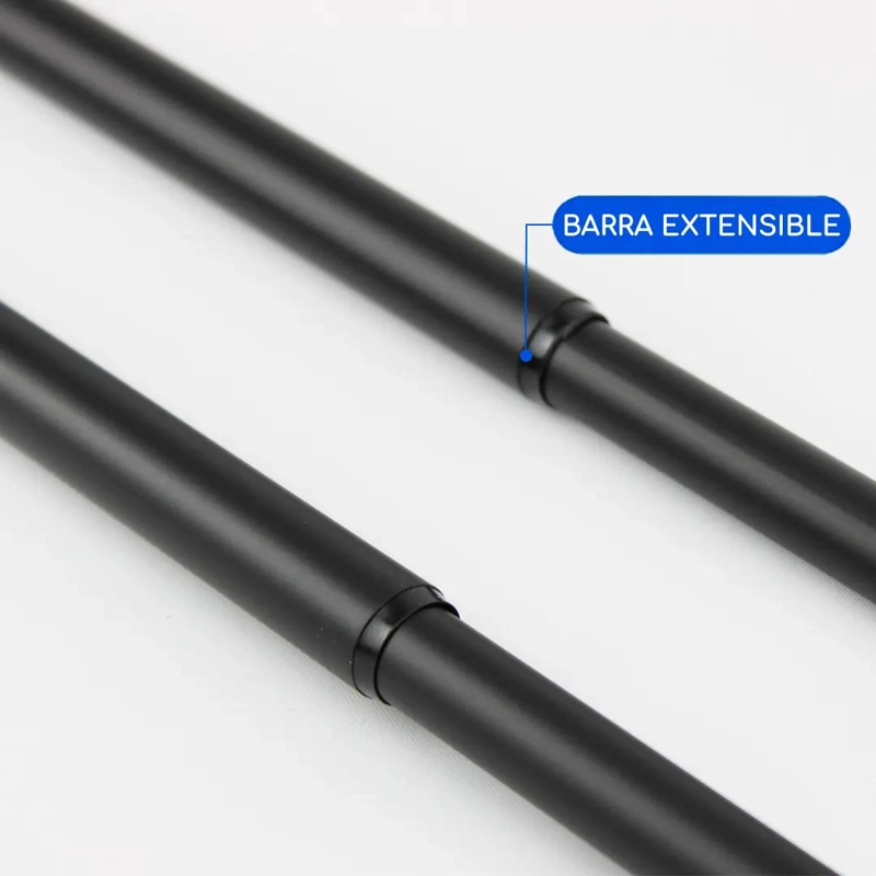 BARRAS METALICAS EXTENSIBLES PARA CORTINAS DE 120 A 210 CM - 8