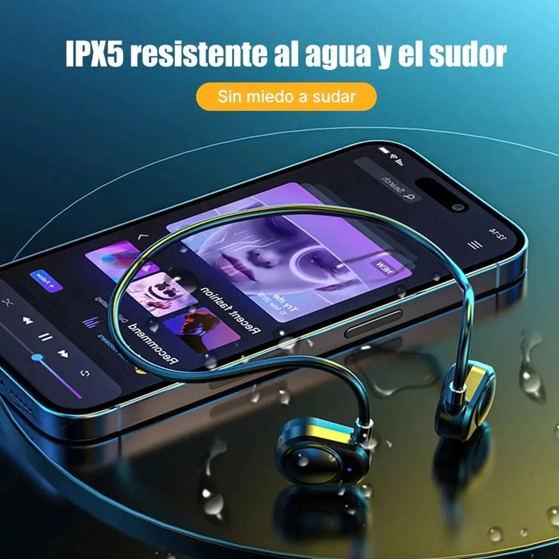AUDIFONOS INALAMBRICOS BLUETOOTH PARA DEPORTE CON SONIDO HIFI - 4