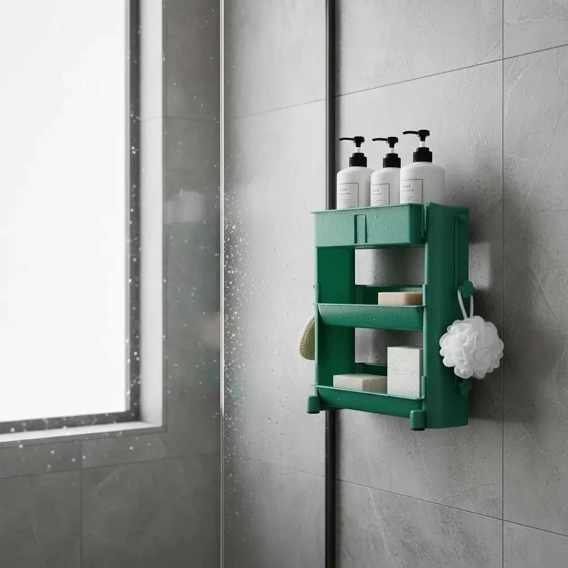 MINI ORGANIZADOR DE BAÑO 3 NIVELES PARA DUCHA Y LAVABO - 3