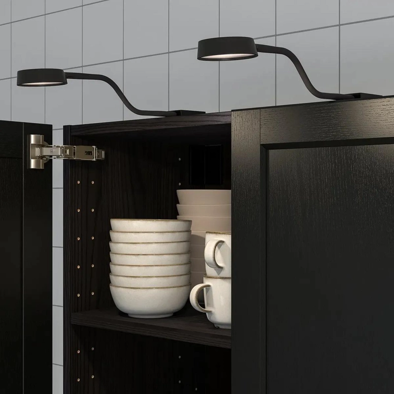 ILUMINACION REGULABLE PARA MUEBLES EN COLOR NEGRO - 8