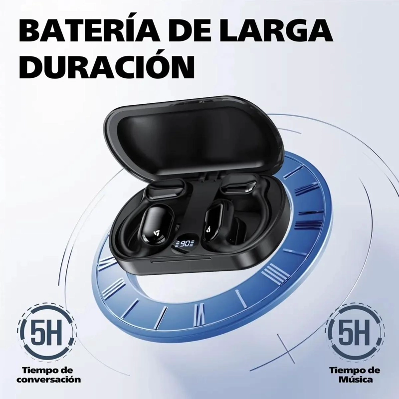 AUDIFONOS INALAMBRICOS DEPORTIVOS CON ESTUCHE Y PANTALLA LED - 4