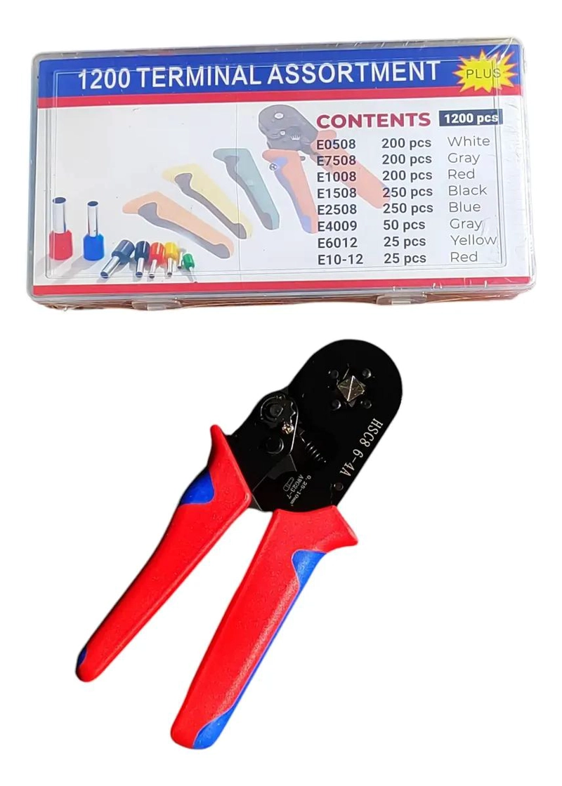 SET ALICATES Y CAJA DE 1200 TERMINALES - 9