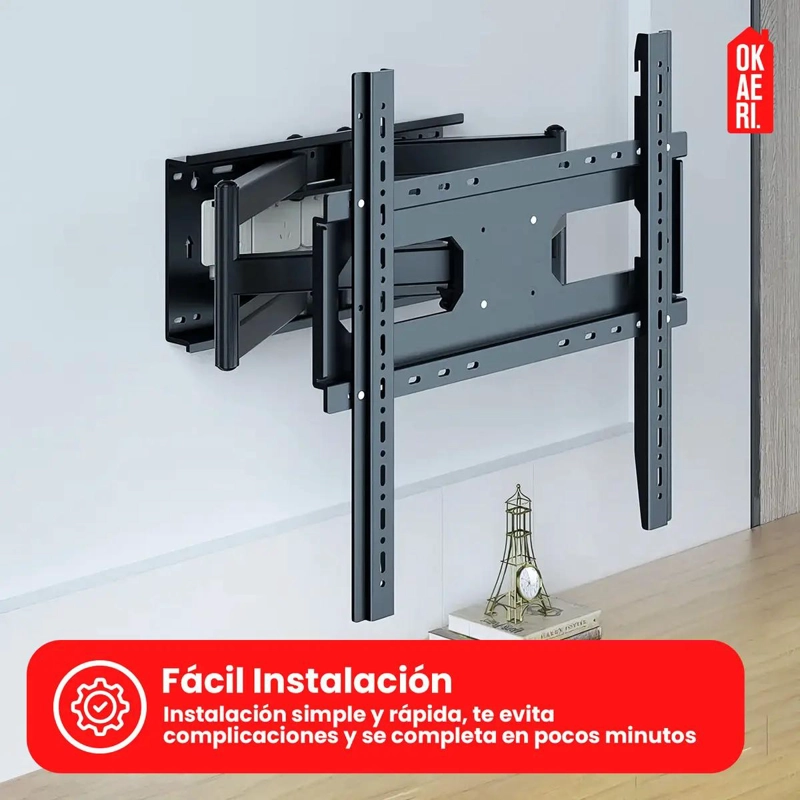 SOPORTE DE TV ARTICULADO PARA PANTALLAS DE 45 A 80 PULGADAS - 6