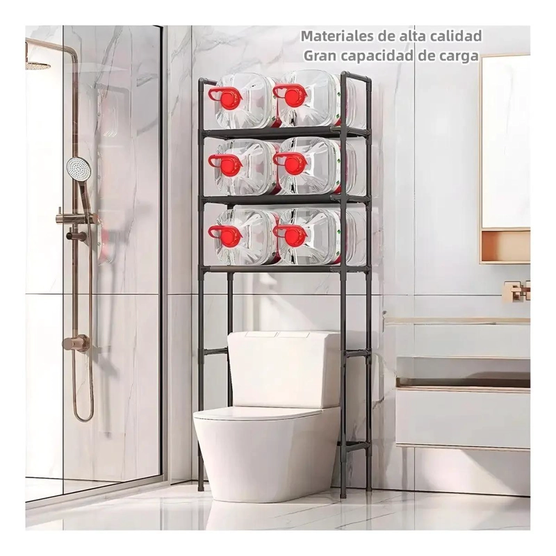 ESTANTE ORGANIZADOR DE BAÑO MULTIFUNCIONAL 3 NIVELES - 6
