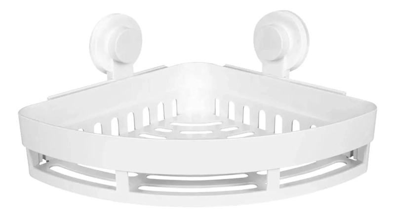 REPISA ESQUINERA MULTIUSO CON VENTOSAS PARA DUCHA - 1