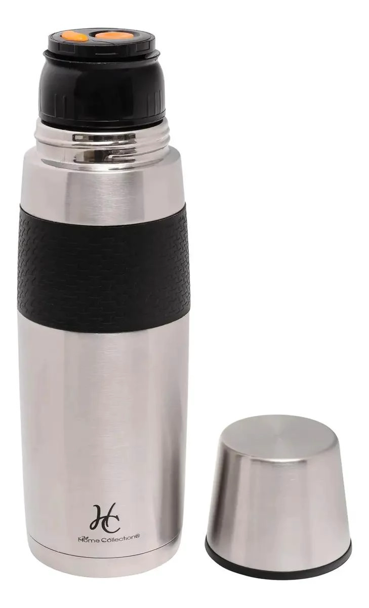 TERMO DE ACERO INOXIDABLE 500 ML COLOR PLATEADO - 4
