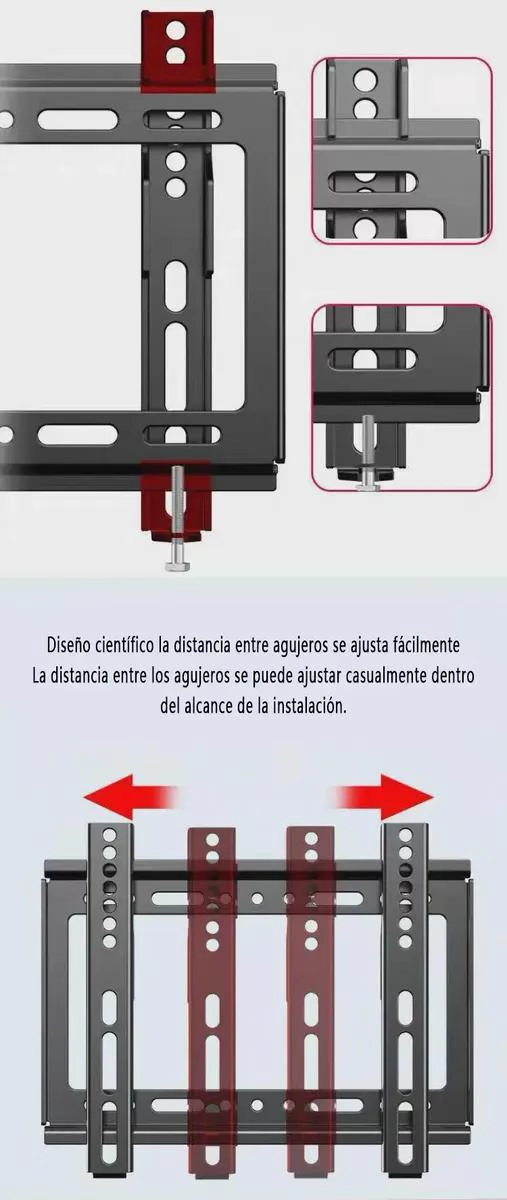SOPORTE DE TV INCLINABLE PARA PANTALLAS DE 55 A 90 PULGADAS - 5
