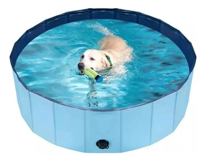 PISCINA PLEGABLE PORTATIL PARA NIÑOS Y MASCOTAS 120X30 CM - 2