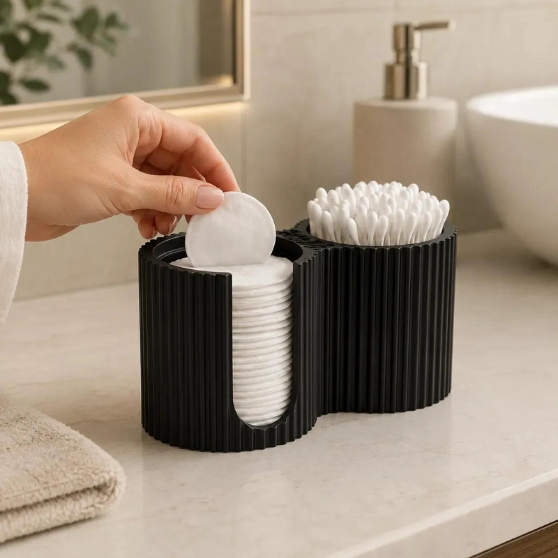 ORGANIZADOR DECORATIVO PARA BAÑO DE COSME TICOS Y ACCESORIOS - 4
