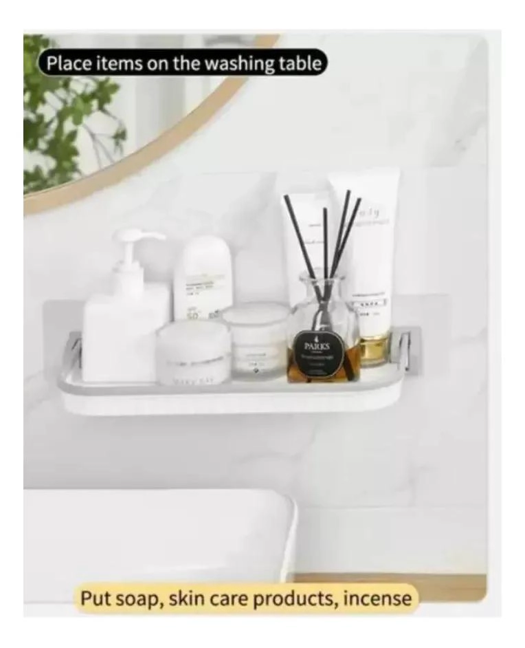 ORGANIZADOR MULTIFUNCIONAL PARA BAÑO Y COCINA EN COLOR BLANCO - 2