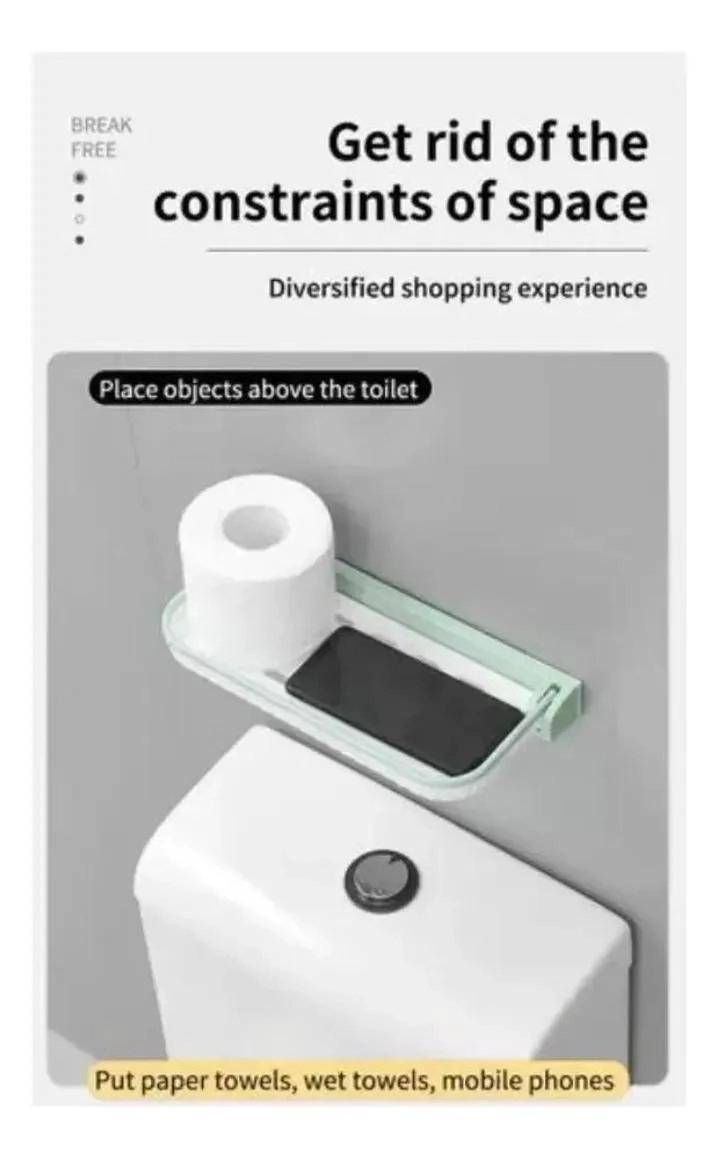 ORGANIZADOR MULTIFUNCIONAL PARA BAÑO Y COCINA EN COLOR BLANCO - 7