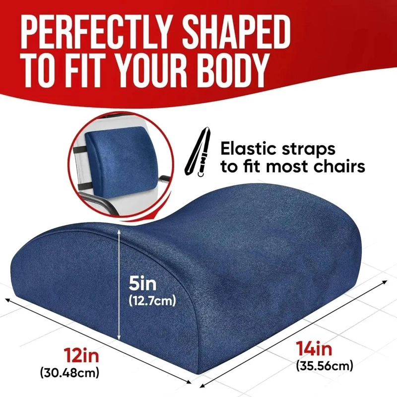 COJIN LUMBAR Y ASIENTO ERGONOMICO PARA SILLAS DE OFICINA - 3