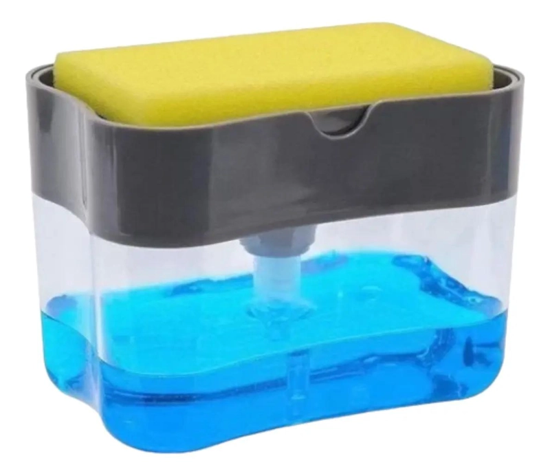 DISPENSADOR MANUAL DE JABON LIQUIDO PARA LAVAPLATOS EN PACK DE 2 - 1