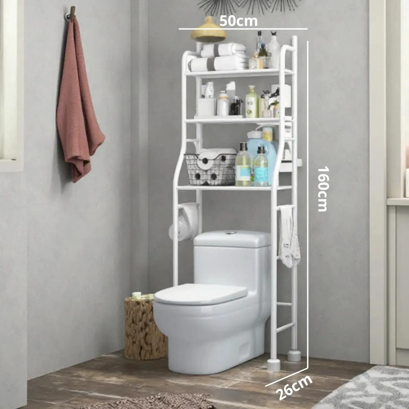 ORGANIZADOR DE BAÑO VERTICAL DE 3 ESTANTES PARA ESPACIOS REDUCIDOS - 8