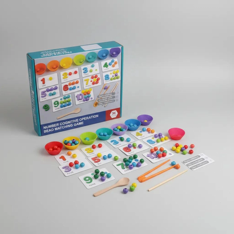 JUEGO DIDACTICO DE CONTEO Y CLASIFICACION DE COLORES - 5