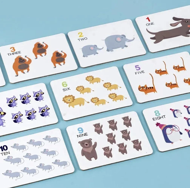 JUEGO DIDACTICO DE CONTEO Y CLASIFICACION DE COLORES - 8
