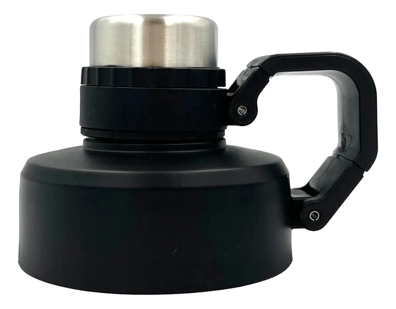 TAPA PARA BOTELLA TE RMICA CLASICA COLOR NEGRO Y BLANCO - 1