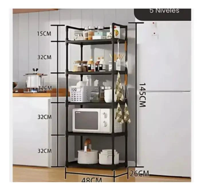 ESTANTE ORGANIZADOR MULTIFUNCIONAL DE 5 NIVELES - 5