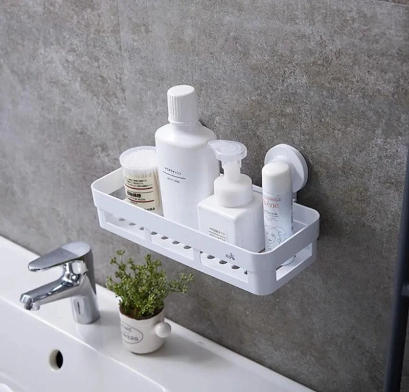 ESTANTE DE BAÑO CON VENTOSAS PARA FACIL INSTALACION Y ORGANIZACION - 7