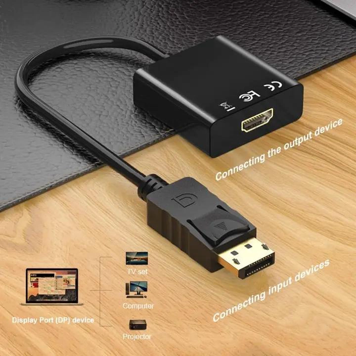 ADAPTADOR DISPLAYPORT A HDMI PARA CONEXIONES DE VIDEO - 5