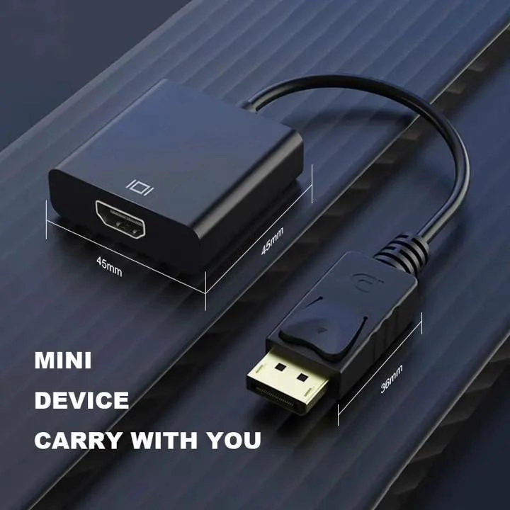 ADAPTADOR DISPLAYPORT A HDMI PARA CONEXIONES DE VIDEO - 6