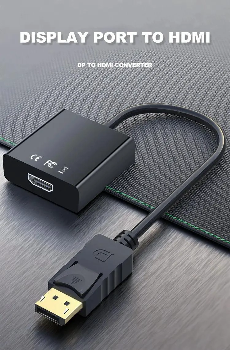 ADAPTADOR DISPLAYPORT A HDMI PARA CONEXIONES DE VIDEO - 7