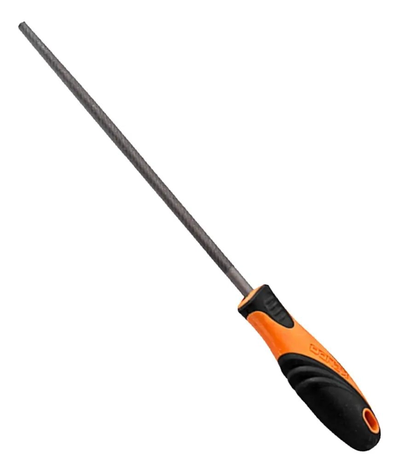 LIMA REDONDA DE ACERO INOXIDABLE CON MANGO ERGONOMICO - 2