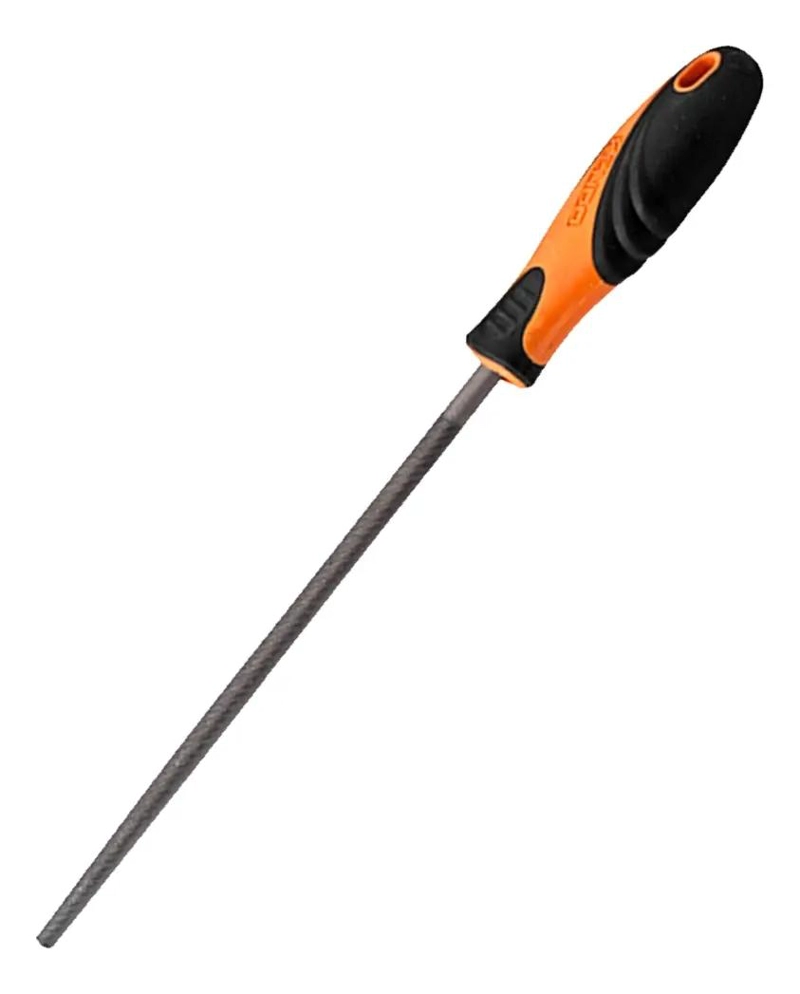 LIMA REDONDA DE ACERO INOXIDABLE CON MANGO ERGONOMICO - 3