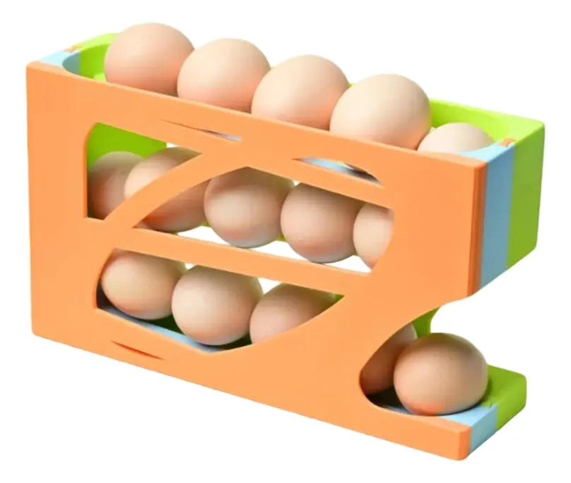 ORGANIZADOR DESLIZANTE PARA HUEVOS ECOLOGICO Y COMPACTO - 1