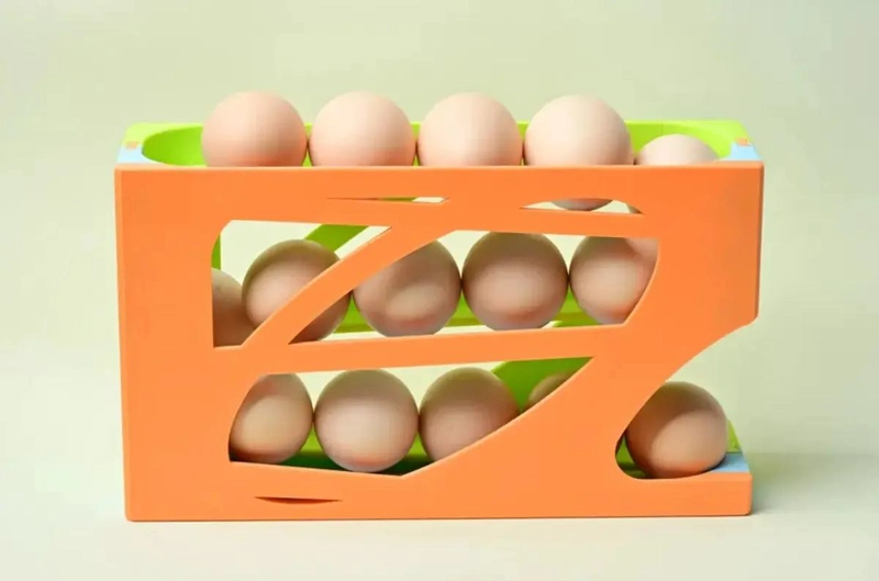 ORGANIZADOR DESLIZANTE PARA HUEVOS ECOLOGICO Y COMPACTO - 2