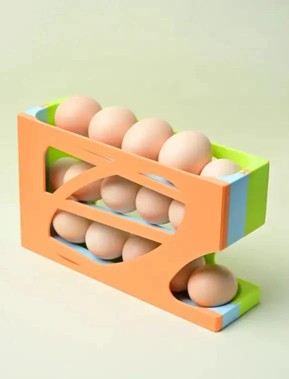 ORGANIZADOR DESLIZANTE PARA HUEVOS ECOLOGICO Y COMPACTO - 3