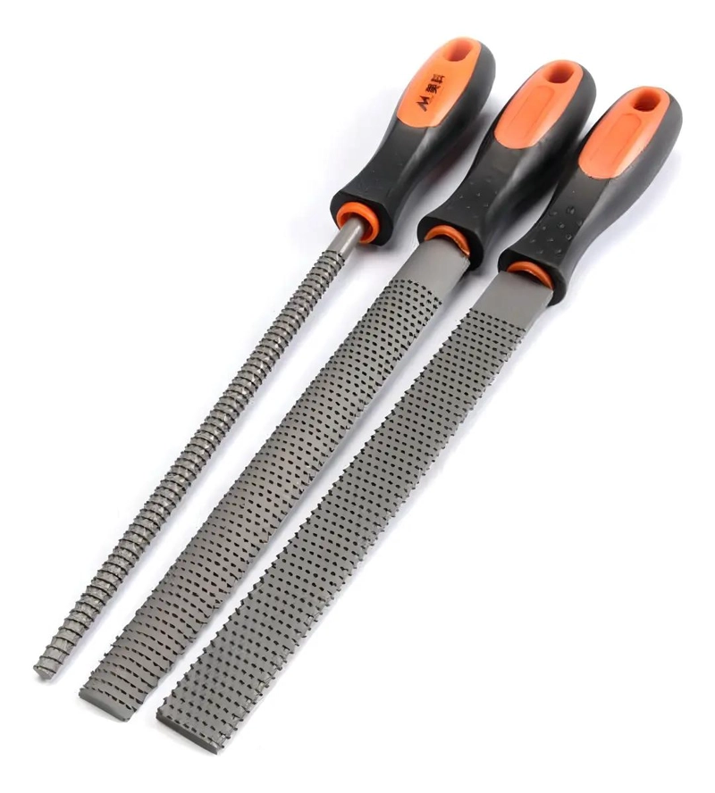 SET DE 3 LIMAS ESCORFINAS DE 8 PULGADAS PARA CARPINTERIA - 1