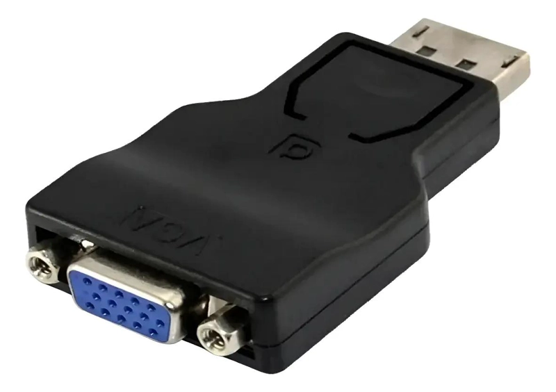 ADAPTADOR DISPLAYPORT MACHO A VGA HEMBRA PARA CONEXIONES - 3