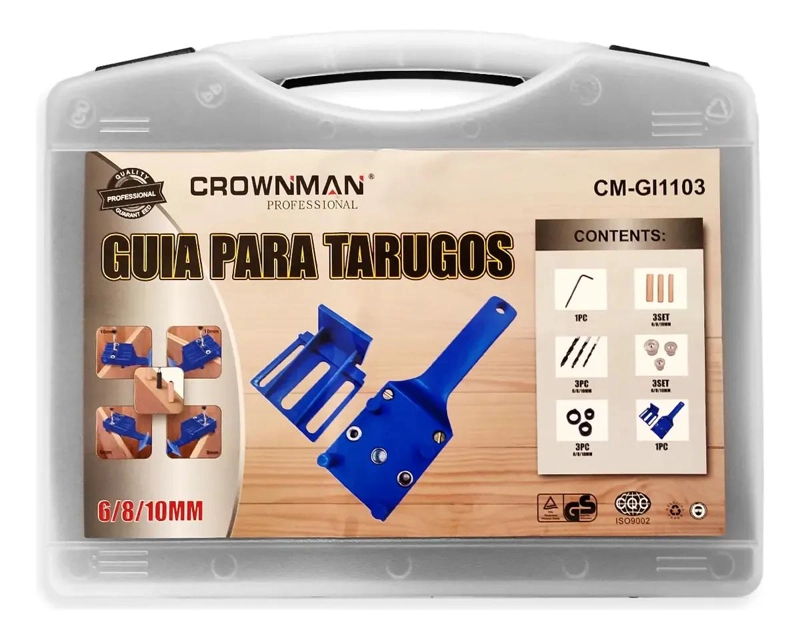 GUIA PARA TARUGOS CON BROCAS 6 8 10MM 41 PIEZAS - 7
