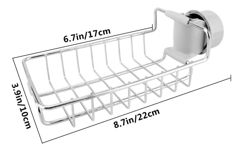 PACK DE 2 ORGANIZADORES PARA GRIFO Y DUCHA EN BAÑO - 2