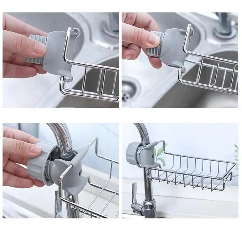 PACK DE 2 ORGANIZADORES PARA GRIFO Y DUCHA EN BAÑO - 6