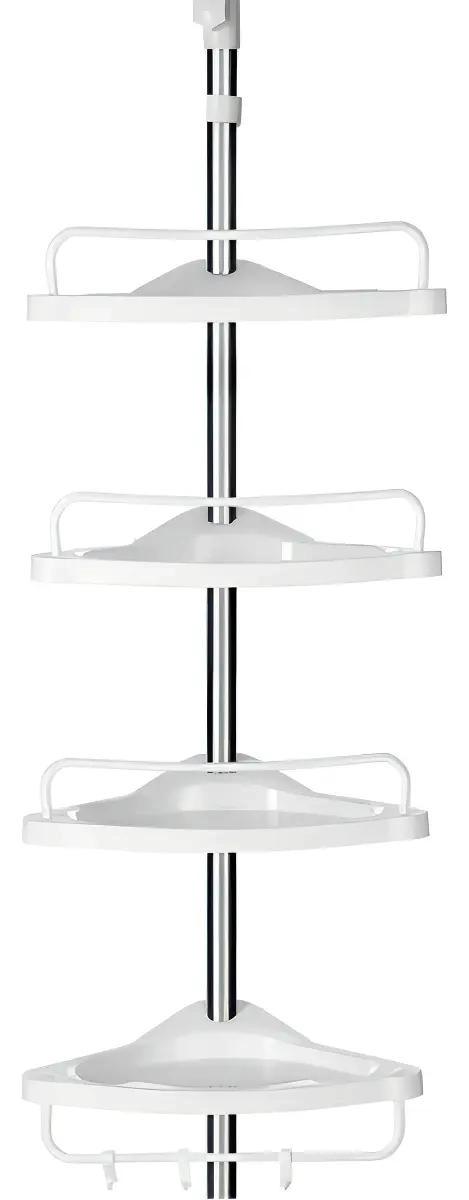 ORGANIZADOR ESQUINERO PARA DUCHA Y BAÑO CON 4 ESTANTES AJUSTABLES - 5