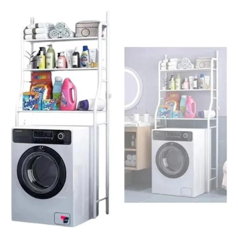 ESTANTE METALICO ORGANIZADOR DE 3 NIVELES PARA BAÑO Y LAVANDERIA - 2