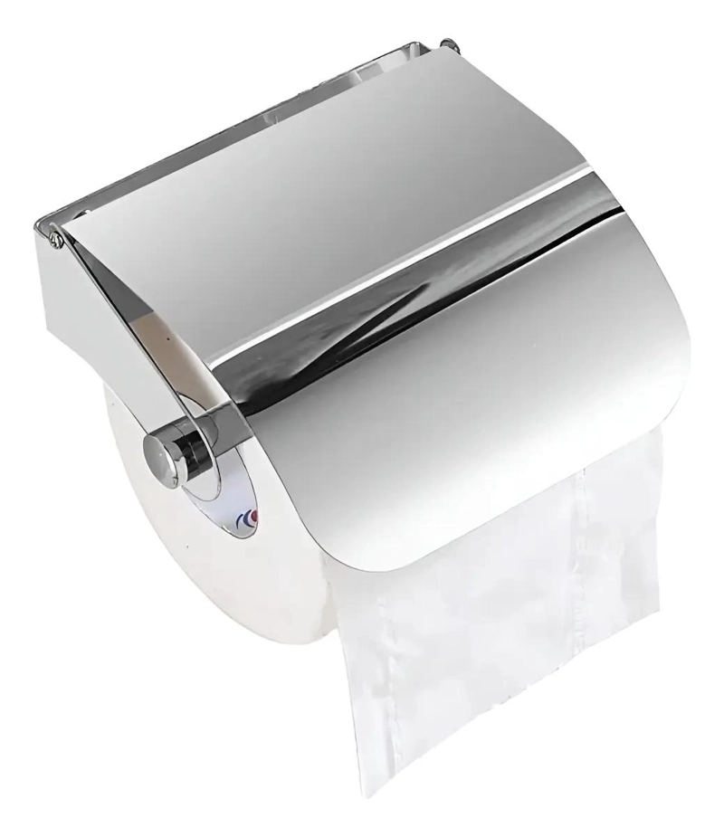 SOPORTE DOBLE PARA PAPEL HIGIE NICO ORGANIZADOR DE BAÑO - 1