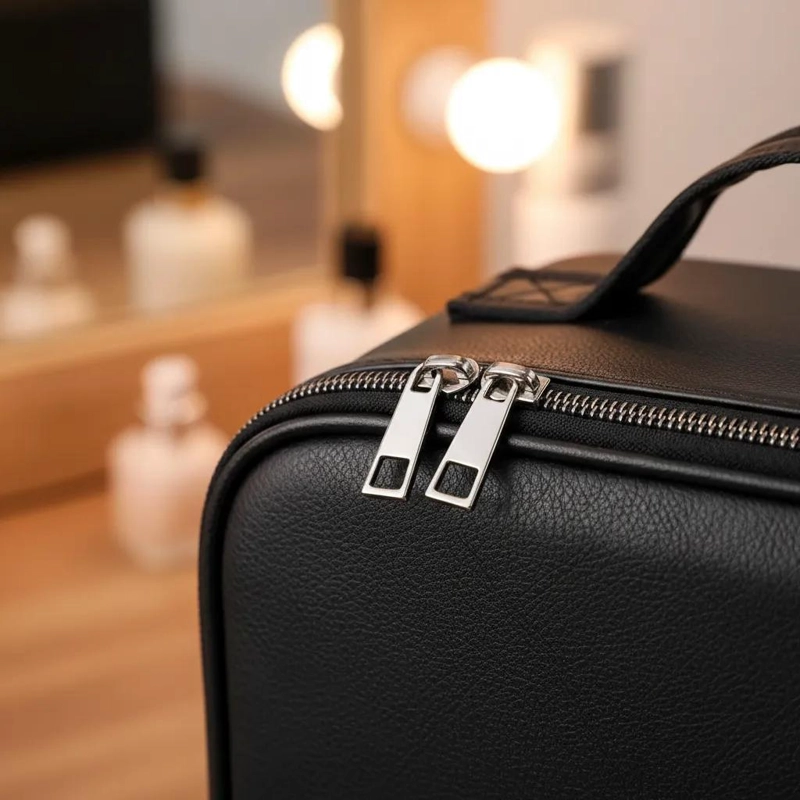 ORGANIZADOR DE BELLEZA CON ESPEJO Y LUZ LED PORTATIL - 3