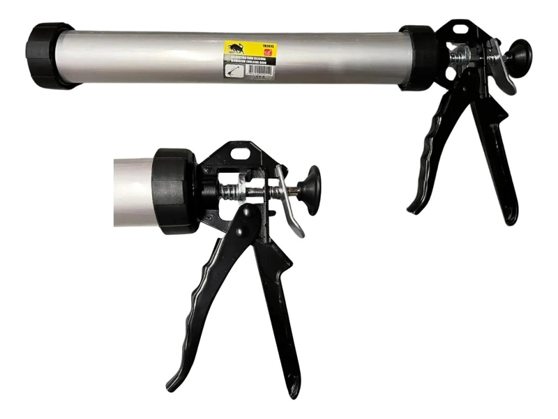 PISTOLA CALAFATERA DE ALUMINIO PARA SILICONA 15 PULGADAS - 1