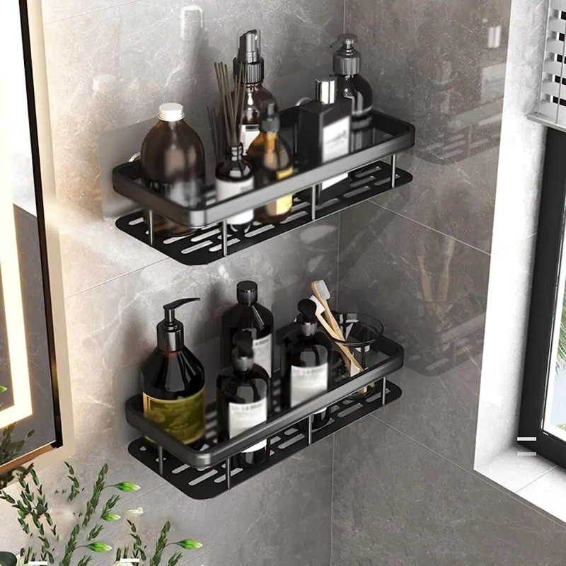 JUEGO DE 2 REPISAS ORGANIZADORAS PARA DUCHA - 8