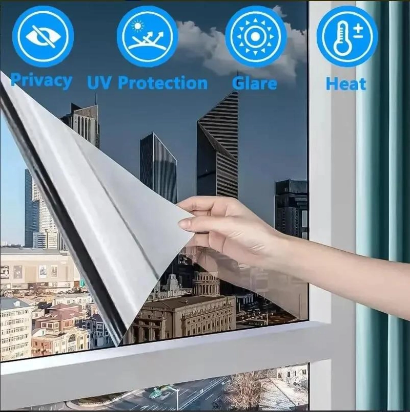 LAMINA ESPEJADA PARA VENTANAS 3 METROS CON PRIVACIDAD - 2
