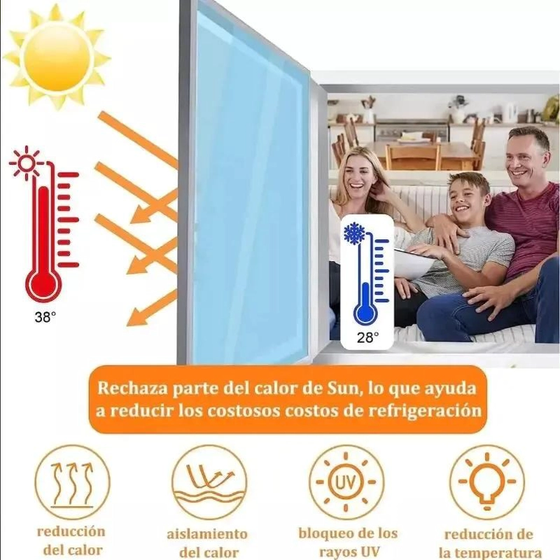 LAMINA ESPEJADA PARA VENTANAS 3 METROS CON PRIVACIDAD - 4