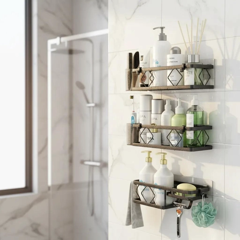 PACK DE 3 ESTANTES DE DUCHA ORGANIZADOR PARA BAÑO - 4