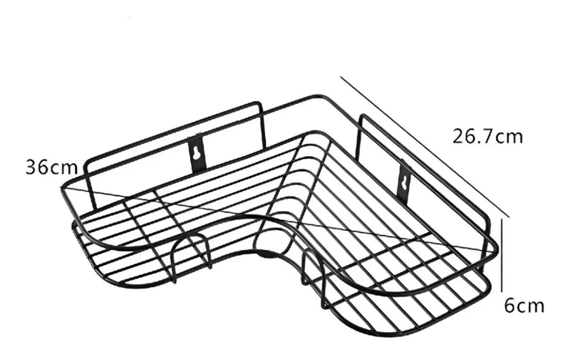 PACK DE 2 ORGANIZADORES ESQUINERO PARA DUCHA Y COCINA - 4