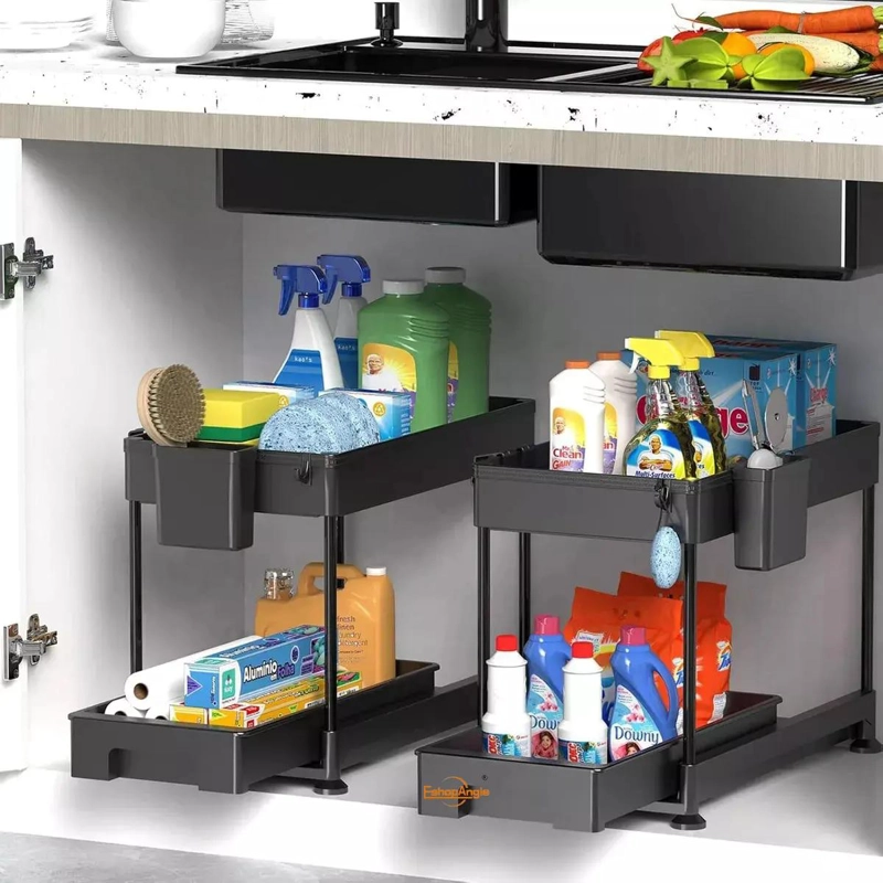 ESTANTE DESLIZABLE MULTIUSOS PARA COCINA Y BAÑO - 2