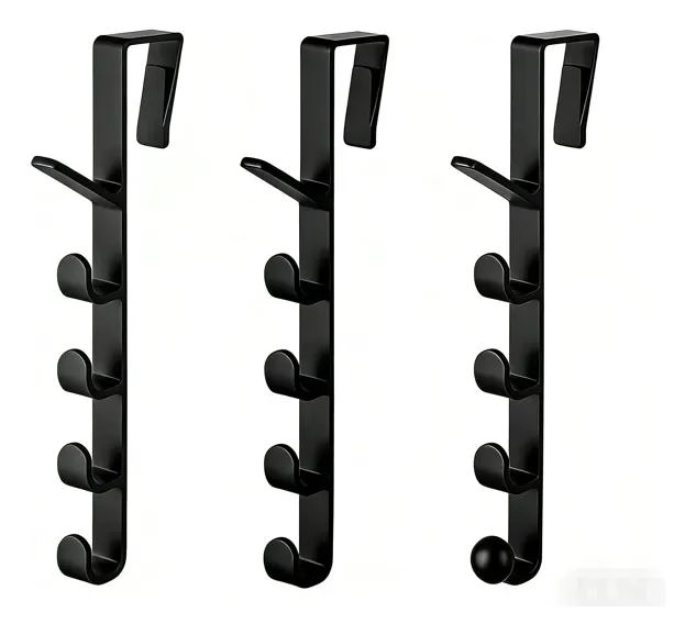 PERCHERO COLGANTE DE 5 GANCHOS PARA PUERTA - 1