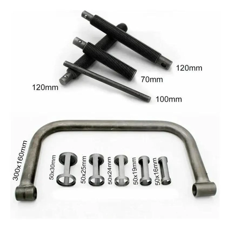 SET EXTRACTOR COMPRESOR PRENSA RESORTES VALVULAS - 4