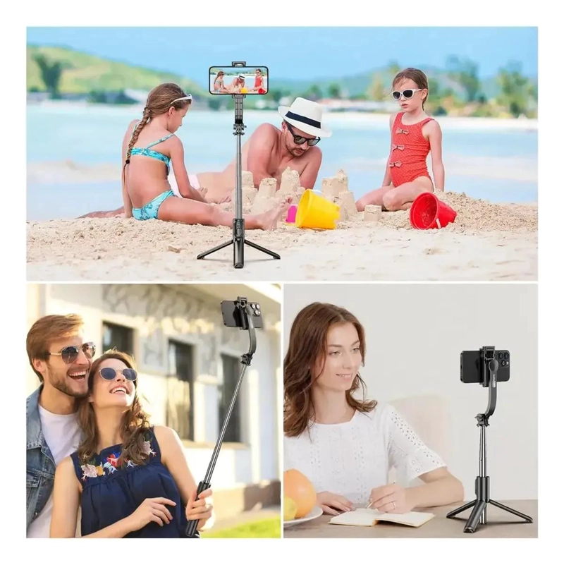 PALO SELFIE CON LUZ Y TRIPODE BLUETOOTH PARA MOVILES - 2